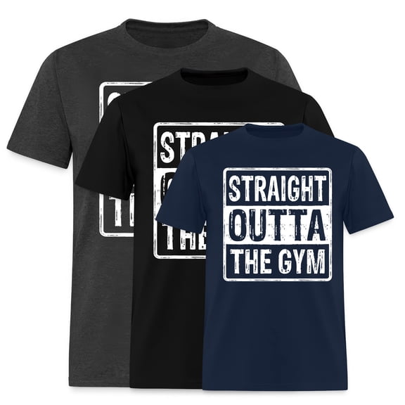 EcoLoom Straight Outta The Gym Short Sleeve Unisex T Shirt