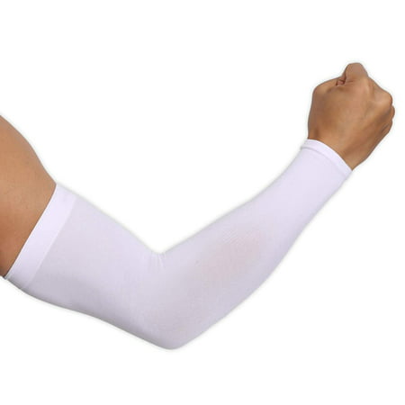 UV Protection Cooling Arm Sleeves - Long Sun Sleeves for Men & Women. Perfect for Cycling, Driving, Running, Basketball, Football & Outdoor Activities. Performance Stretch & Moisture