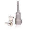 thumbnail image 1 of Open Socket Positioning Bit Set, Alloy Steel + S2 Steel Drywall Screw Attachment 1/4in Hex Shaft Strong Torsion  for Construction, 1 of 7