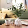thumbnail image 4 of IRuiYinGo 5 Pack Artificial Olive Branches 19" Fake Plants Silk Greenery Stems Olive Leaves Trees for Home Office Wedding Christmas Decor, 4 of 7