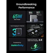 UGREEN Nexode Pro 65W USB C Charger, GaN Fast Charger Kit for Laptop Cellphone