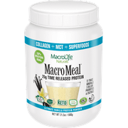 MacroMeal Omni Protein by MacroLife Naturals  25g Protein  Hydrolyzed Collagen Peptides (90%)