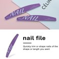 thumbnail image 2 of Professional Nail File Double-Sided Wood Material Quick Easy to Clean Nail File for Natural Artificial Nail Art, 2 of 10