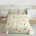 thumbnail image 2 of jejeloiu Kawaii Bowknot Bow Full Size Comforter Sets,Sweet Green Seedless Lemon Bedding Comforter Set,Pink Ribbon Bowtie Bedding Sets For Girl,Luxury Bedroom Decor Reversible,3pcs, 2 of 8