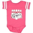 thumbnail image 3 of Inktastic Beat Up Bowling Pins Boys or Girls Baby Bodysuit, 3 of 5