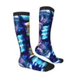 thumbnail image 3 of Balery Transparent Jellyfishes Fun Novelty Socks Men'S Women'S Crew Socks Funny Crazy Novelty Socks Quirky And Cool Socks, 3 of 9
