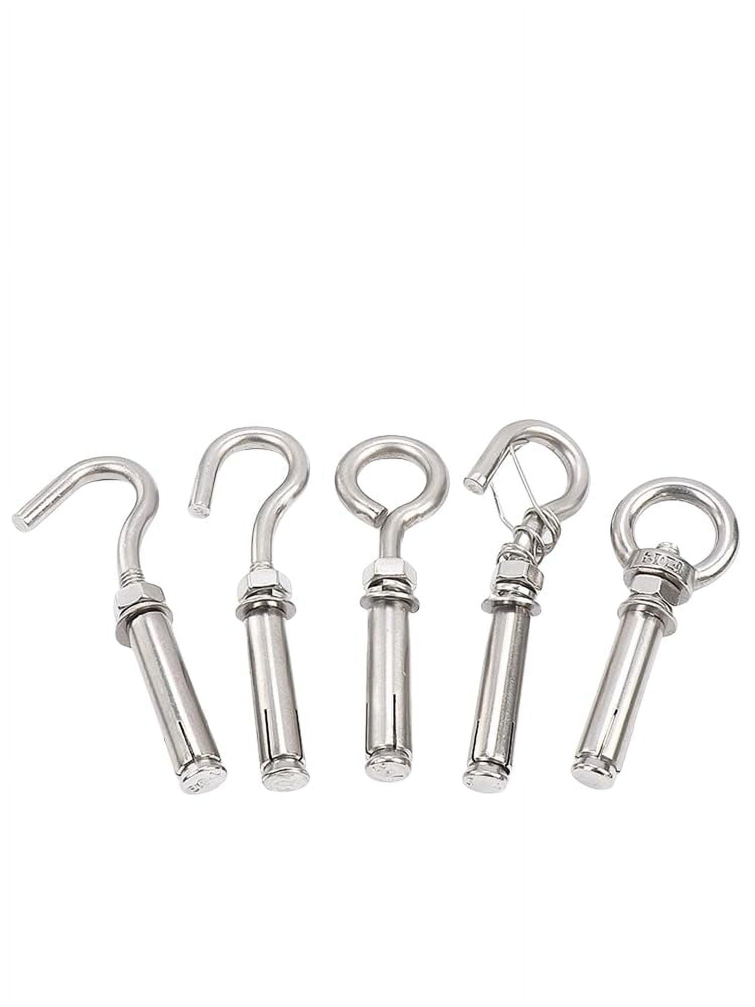 Stainless Steel Concrete Eye Bolt Anchor Eyebolt Wall Concrete Brick Anchor Expansion Bolts Ring Screw Eyes