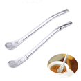 thumbnail image 1 of 2 uds cuchara filtro de té Yerba Mate pajitas de té de acero inoxidable pajita para beber bombilla calabaza herramientas de té reutilizables accesorios de barra lavables Sincero Electrónica, 1 of 5