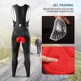 thumbnail image 4 of Hombre Ciclismo Bib Pantalones Acolchados Ciclismo Bike Tights Transpirable MTB, 4 of 8