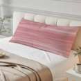 thumbnail image 4 of Pink Body Pillow Covers 20"x60", Vintage Modern Abstract Art Ombre Soft Brushed Microfiber Breathable Throw Pillow Covers, Pillowcase with Zipper for Couch Sofa Bedroom Living Room, 4 of 9