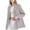 *Gray, variant on Women's Long Sleeve Double Breasted Blazer Jacket, Casual Solid Color Open Front Suit Coat, Office Work Outerwear Black,Womens Plus S