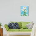 thumbnail image 2 of Hello Spring Daisy Flowers Rustic (2) Wall Art Bathroom Pictures Wall Decor Canvas Painting Prints Artwork for Bathroom Office Bedroom 12"x16", 2 of 7