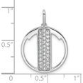 thumbnail image 4 of 14K White Gold Gatsby Diamond Initial T Charm (Width 17.81) - Jbsp, 4 of 5