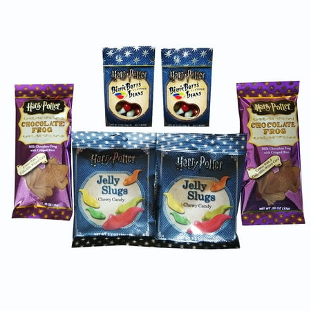 Harry London Chocolates - Harry Potter Jelly Belly Chocolate Frog Bertie Botts and Jelly Slugs Candy Set