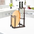 thumbnail image 3 of Baking Pan Organizer Kitchen Knife Holder One-piece Lid Rack Cutting Boards Chopping Storage Cabinet Shelf, 3 of 6