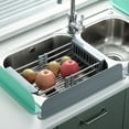 thumbnail image 4 of MYG Silicone Sink Splash Guard Water Barrier Kitchen Backsplash Dishwashing Baffle Board Countertop Protector Easy Clean Reusable 49x5x8.5cm Grey, 4 of 8