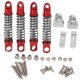 thumbnail image 1 of 4 Set Metal Front Rear Shock Absorber Damper for WPL D12 1/10 RC Car Upgrades PartsRed, 1 of 4
