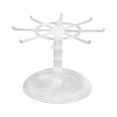 thumbnail image 3 of Jewelry Organizer Hanging Rack/rotating Jewelry Display Stand/jewelry Hanger Necklace Holder/for Dresser Watch Counter Bathroom , Short Clear, 3 of 8