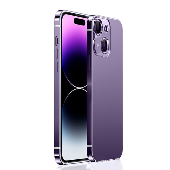 iPhone 14 Case,Stainless steel Cover Compatible with iPhone 14 Case-6.1 Inch