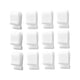 thumbnail image 1 of Paquete de 12 clips para protección de tapa de horno, protección de olla, clips universales para protección de utensilios de cocina, tapa de olla blanco, 1 of 9
