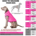 thumbnail image 3 of AiryVest Lightweight Reversible Winter Dog Coat - Warm Dog Jacket - Water Resistant Windproof - Insulated Dog Apparel for Small, Medium & Large Dogs - Comfortable Dog Puffer Vest - Pink-Purple, 3 of 6