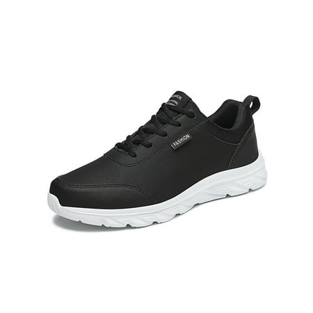 

Crocowalk Men Casual Sneaker Comfort Athletic Shoes Fitness Workout Sneakers Non-slip Sport Trainers Mens Fashion Anti Collision Running Shoe White 9