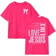 thumbnail image 4 of WENXIAOO T-Shirts à Manches Courtes pour Filles Col Rond T-Shirts Graphiques Mode pour Enfants Vêtements d'Été Hauts pour Filles, 4 of 4