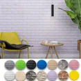 thumbnail image 2 of 8/20 piezas de pegatinas de pared de ladrillo 3D, panel de espuma adhesiva, decoración del hogar, sala de estar, dormitorio, decoración de la casa, baño, papel tapiz impermeable, 2 of 5