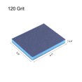 thumbnail image 2 of 120 Grit Sanding Block Pad 4.7" x 3.9" x 0.4" Blue Sanding Sponge 2Pack, 2 of 5