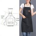 thumbnail image 3 of BallsFHK Home Garden Waterproof Oxford Cloth Work Apron Work Apron With Pocket, 3 of 3