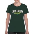 thumbnail image 2 of Shenanigan Specialist Funny St. Patricks Day Celebration Women's T-shirt, 2 of 3