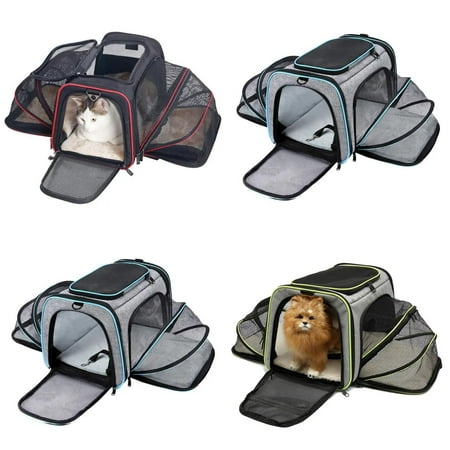 DUFDERIA Convenient Portable Foldable and Breathable Pet Carrier Backpack - Lightweight Shoulder Bag Handbag for Easily Transporting Pets - Ideal for Busy Pet Parents On-the-Go - Great