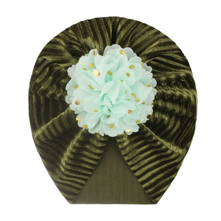 

Dadaria Girls Hat Toddler Kids Baby Boys Girls Solid Floral Sequin Hat Beanie Headwear Accessories Green Boys Girls
