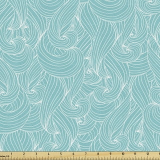 Japanese Wave Fabric by The Yard Cartoon Ocean Upholstery Fabric Fishing  Boat Nautical Outdoor Fabric for Quilting Splash Spray Adventure Theme