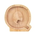 thumbnail image 2 of Fwttom Personalized Wooden Name Money Box Wooden Deposit Box Twenty Six English Letters, 2 of 5