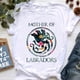 thumbnail image 2 of I Love My Lab Letter Print Graphic Tees Women Labrador Retrievers Dog Mom/Lover Mothers Day Gift Femme White T-Shirt Summer TopXL Gao Jinjia LED, 2 of 2