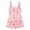 Pink Stars, variant on Fondlier Girls Swimsuit 1-pc Pink Stars Swimwear 3 - 4 years old