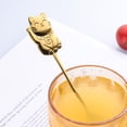 thumbnail image 7 of Coffee Spoon Stainless Steel Handle Lucky Cat Stirring Spoon, 7 of 7