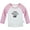 Long Pink Raglan T-shirt, variant on Happy First Father's Day Daddy Novelty T shirt For Baby, Newborn Babies T-shirts, Infant Tops, 0-24M Kids Graphic Tees Clothing (Short Black Raglan T-shirt, 0-6 Months)