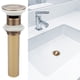 thumbnail image 1 of Desagüe para lavabo de baño, tipo aleta, tapón de drenaje para lavabo de estilo retro, drenaje con desbordamiento, rendimiento inigualable, 1 of 12