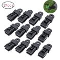 thumbnail image 2 of Juego de 24 clips para alfombras de toldos, de plástico, con cerradura con dientes Vhermosa LL-0213, 2 of 4