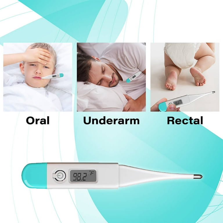 FaceLake FT82 Digital Oral Thermometer Armpit Rectal Waterproof