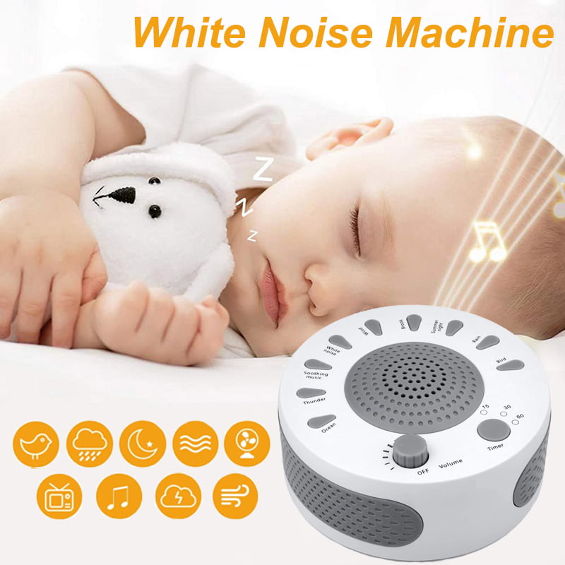 Sleep Therapy Sound Machine Office High Fidelity Sound Machine with 9 Natural Sounds for Home Baby White Noise Machine for Sleeping 