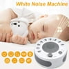 White Noise Machine, High Fidelity Sound Machine for Sleeping, 9 Soothing Natural Sounds, Sleep Sound Therapy for Office Privacy, Travel, Adults & Baby