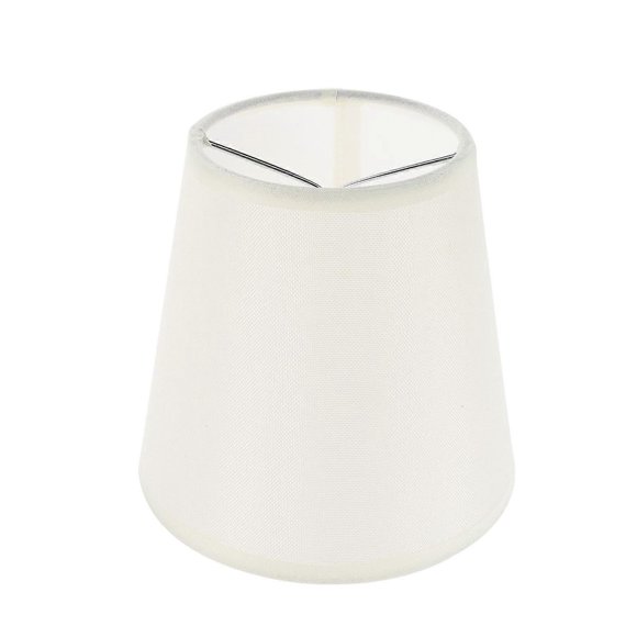 Fabric Lampshade Clip on Lampshade Cloth Lamp Shade Chandelier Lampshade 1 Set