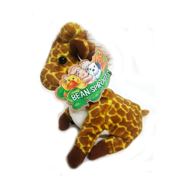 Bean Sprouts "Stretch" Giraffe Beanie Plush Toy 5"