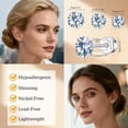 thumbnail image 6 of Moissanite Earrings Studs for Women and Men,3 Pairs Titanium Screw Back Earrings,D Color VVS1 Clarity Lab-created Moissanite Earrings,Diamond Studs Alternatives for Sensitive Ear, 6 of 7