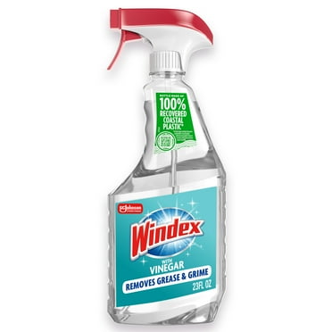 Windex® with Vinegar Glass Cleaner, Spray Bottle, 23 fl oz