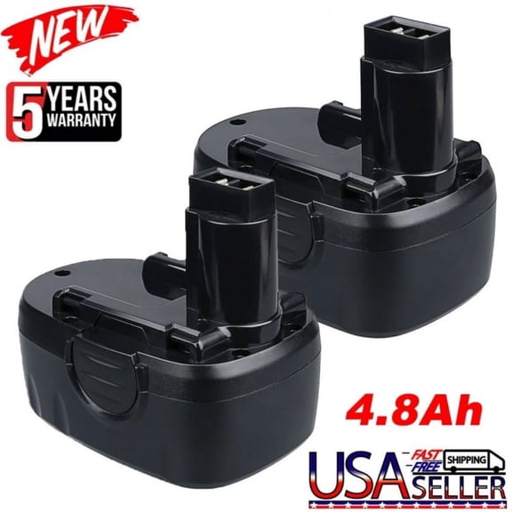 2Pack Battery 18V 4.8Ah Replace for Worx WA3152 WA3127 WG150 WG250 WG541