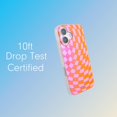 thumbnail image 2 of Sonix Case for iPhone 16 | Compatible with MagSafe | 10ft Drop Tested | Checkered | Checkmate Pink, 2 of 6
